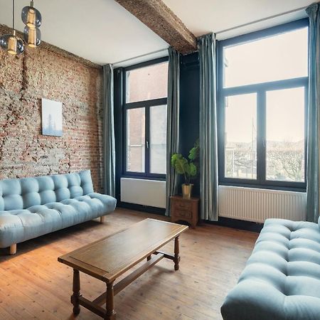 Charming Two-Bedroom River Side Apartment Antwerp Luaran gambar