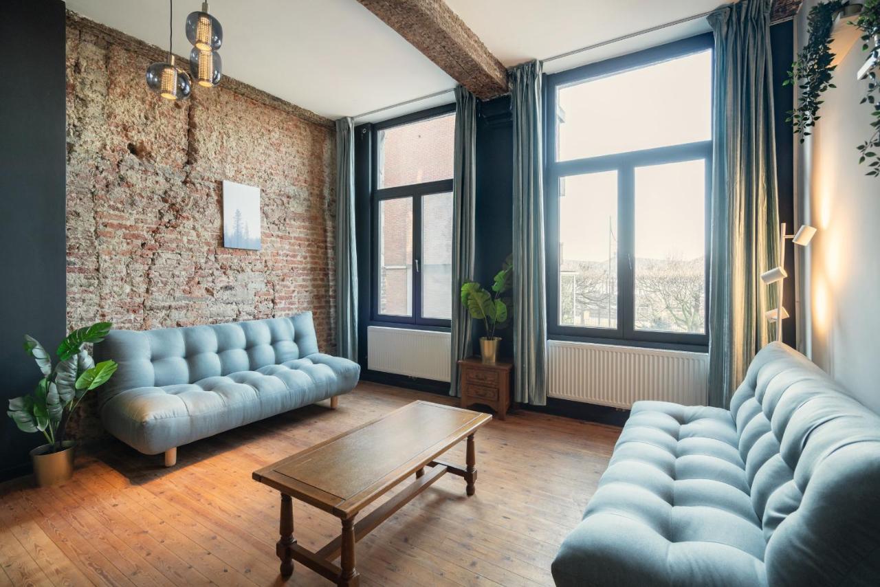 Charming Two-Bedroom River Side Apartment Antwerp Luaran gambar
