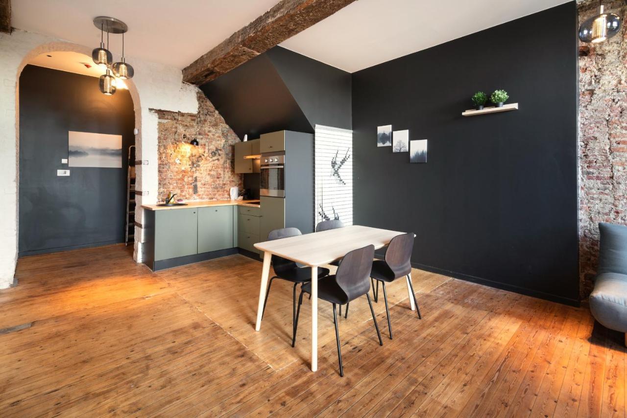 Charming Two-Bedroom River Side Apartment Antwerp Luaran gambar