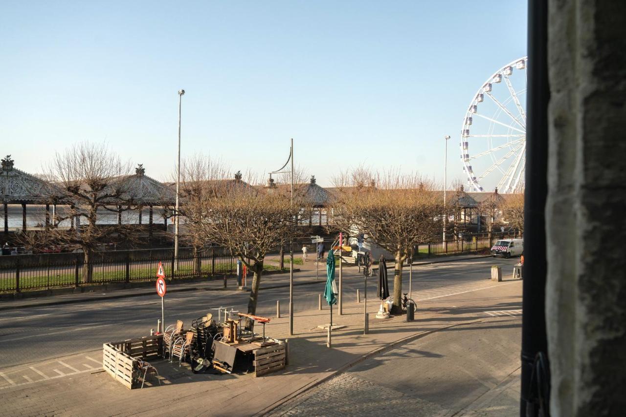 Charming Two-Bedroom River Side Apartment Antwerp Luaran gambar