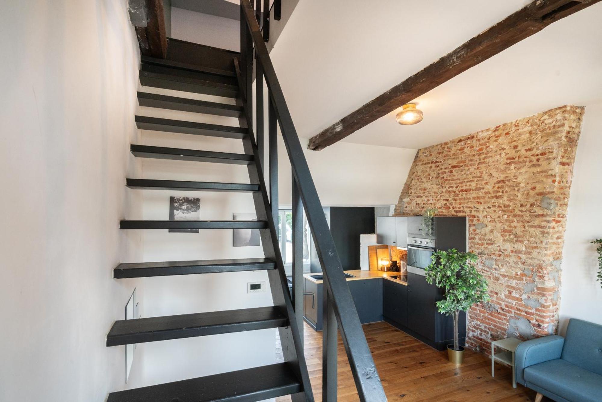 Charming Two-Bedroom River Side Apartment Antwerp Luaran gambar